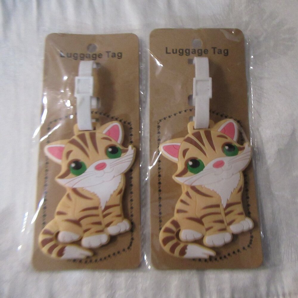 Kitten Kids Luggage Tags 2 for one price